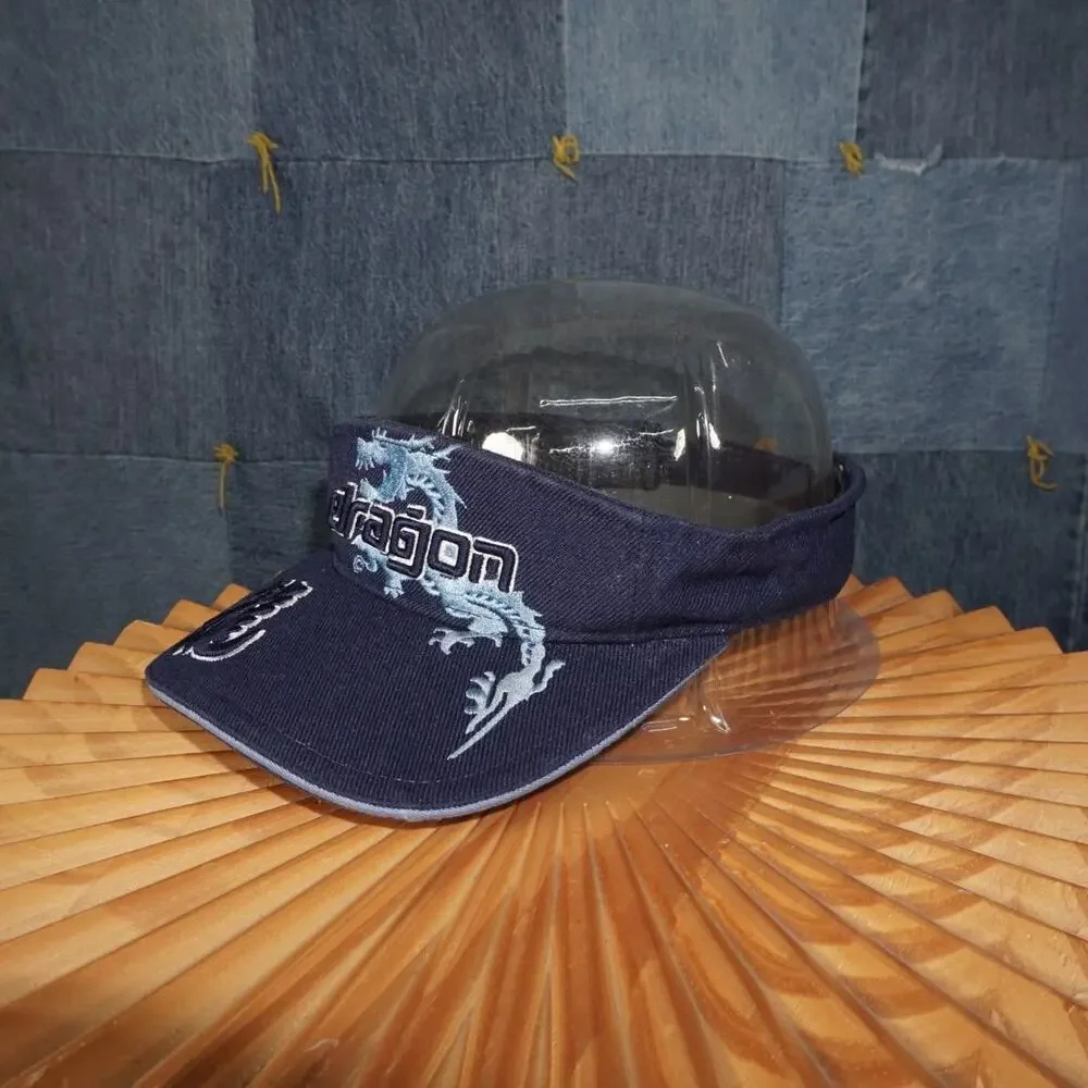 OSFA - Vintage Y2K American Vintage Hats dragon embroider